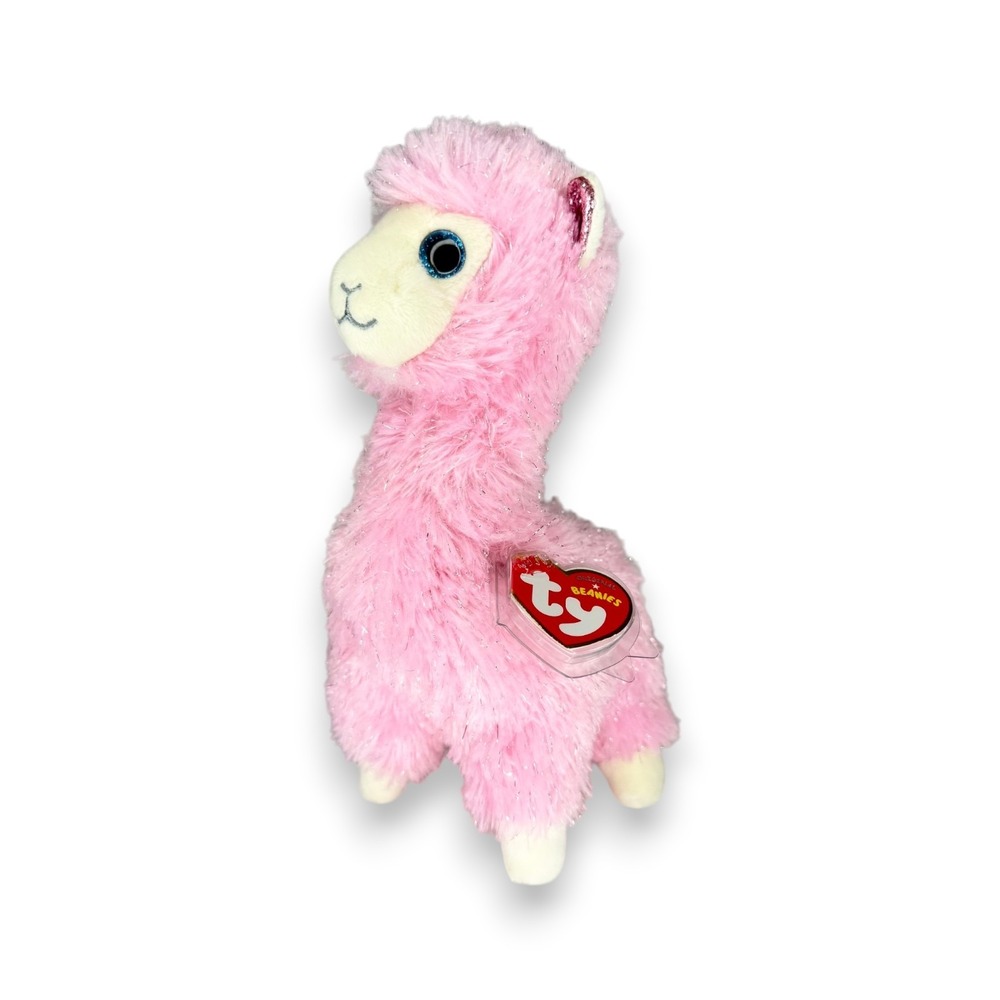 Lola the Llama | Pretty in Pink | Mint Heart Tag TY Beanie Baby